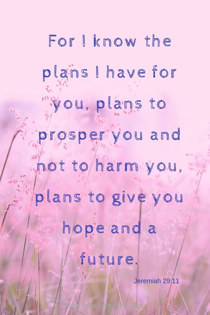 God has wonderful plans for you! We are promised…